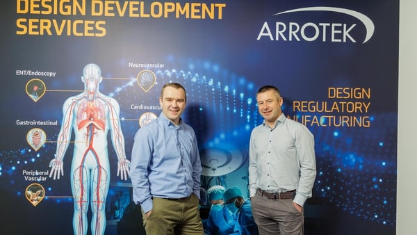Arrotek co-founders Mark Pugh and Ger O'Carroll