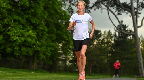 Catherina McKiernan pictured at the launch of the Irish Life Dublin Marathon and Race Series and Runners' Support Squad.