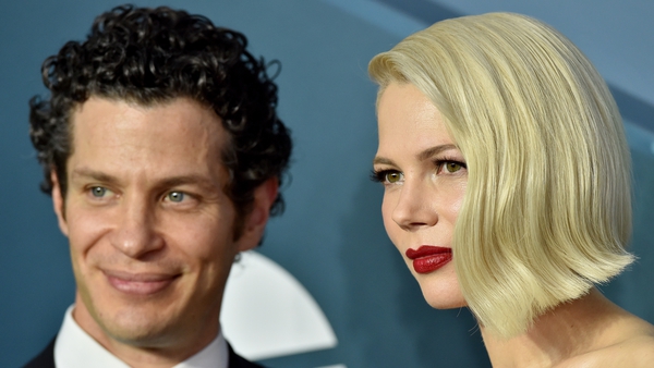Michelle Williams and Thomas Kail, pictured at the Screen Actors Guild Awards in Los Angeles in January 2020
