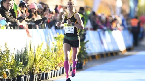 Ann-Marie McGlynn at the 2019 Dublin Marathon