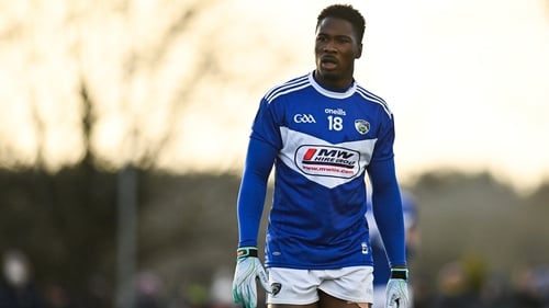 Ugochukwu in the Laois jersey during this year's O'Byrne Cup