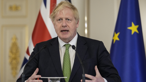 Boris Johnson said the Northern Ireland Protocol issue needed to be sorted out