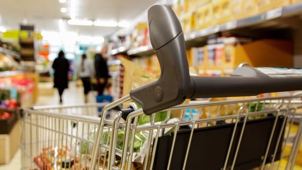 Grocery prices were up last month, the latest CSO figures show
