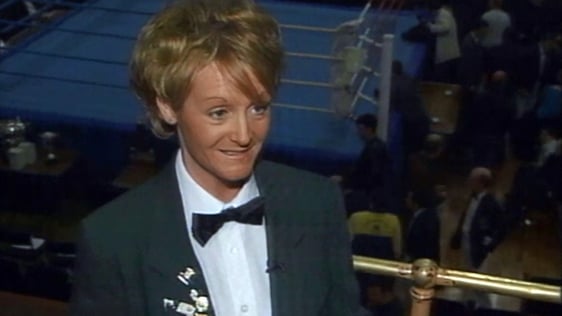 Boxing referee and judge Sadie Duffy, 2002.