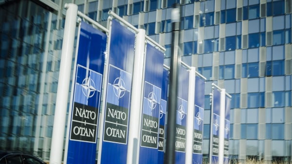 Outside the NATO HQ in Brussels: 'the consequences of Russia's challenge to the established European security order go beyond likely Finnish and Swedish NATO membership' Photo: Thomas Trutschel/ Photothek via Getty Images