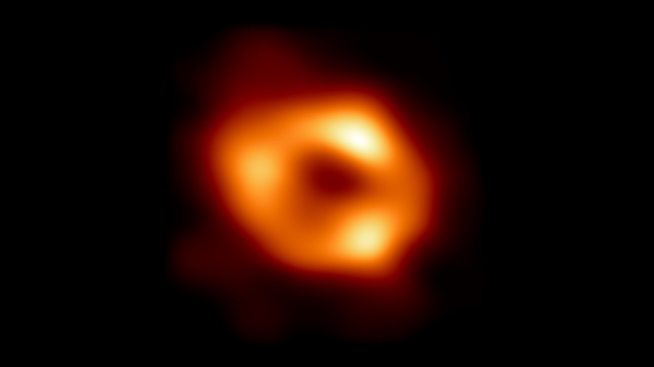 The image was produced by a global team of scientists (Pic: Event Horizon Telescope Collaboration)
