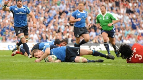 Brian O'Driscoll scores against Toulouse in 2011