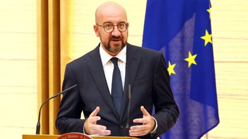 European Council President Charles Michel said this was 'maximum pressure on Russia' to end the war (File image)