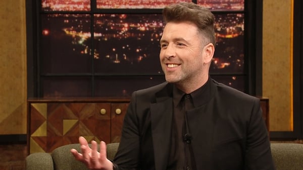 Mark Feehily speaking on The Late Late Show on RTÉ One