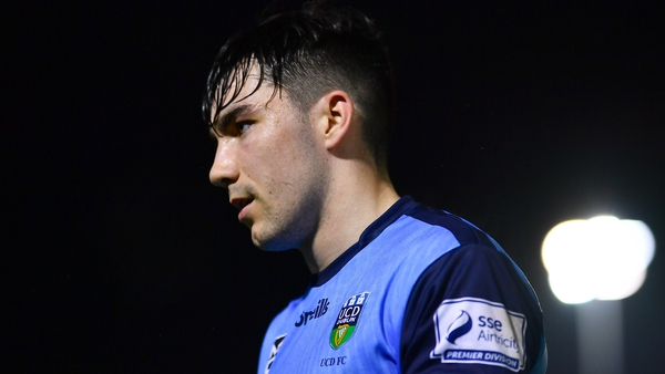UCD's Liam Kerrigan struck for the only goal of the game