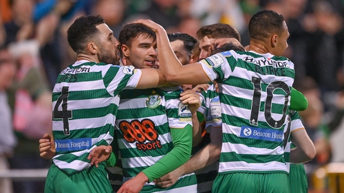 Shamrock Rovers take on Shelbourne at Tallaght