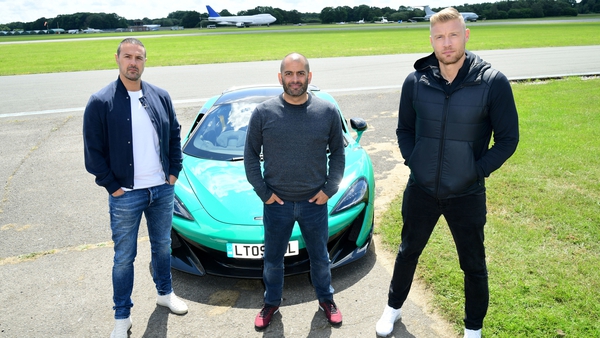 (L-R) Paddy McGuinness, Chris Harris and Freddie Flintoff - Revving their engines ahead of new season