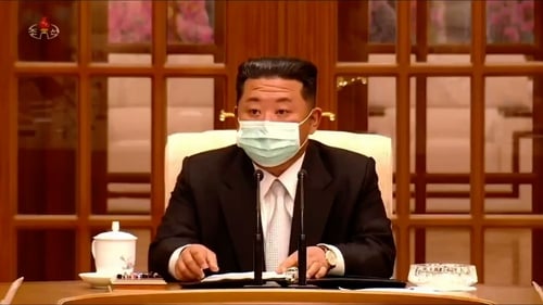 Kim Jong Un appeared in a mask on television for the first time this week to order a nationwide lockdown
