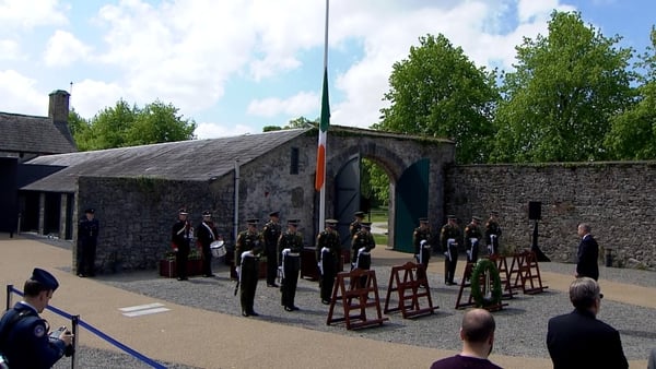 The ceremony in Strokestown included military honours and a wreath-laying ceremony