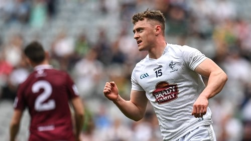 Kildare's Jimmy Hyland responded to their early setback with a goal