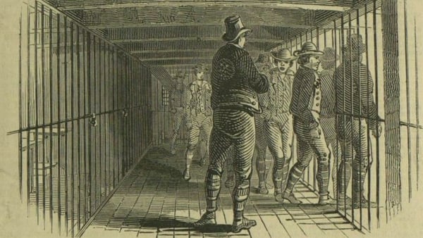Life onboard the convict ships was 'an experience dominated by violence, disease, harsh discipline and hunger'. Image: Wikipedia Creative Commons