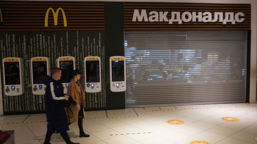 McDonald's had closed all its restaurants in Russia including its iconic Pushkin Square location