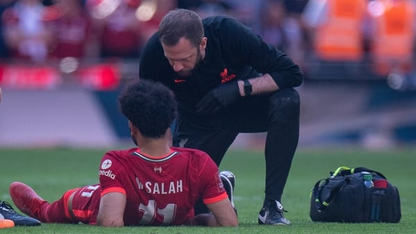 Mohamed Salah is in a race against time to be fit for Liverpool's run-in