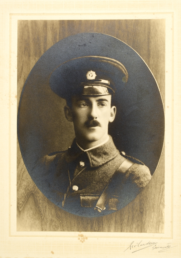 Edward Daly, brother of Kathleen Clarke, in his Irish volunteer uniform. Image courtesy of the National Library of Ireland