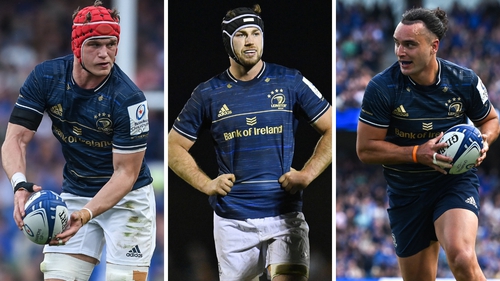 Josh van der Flier, Caelan Doris and James Lowe are all shortlisted for European Player of the Year
