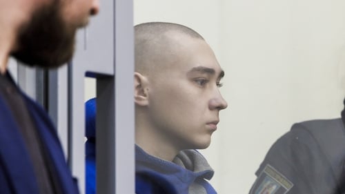 Vadim Shishimarin, 21, is accused of killing an unarmed 62-year-old civilian in the eastern Sumy region on 28 February