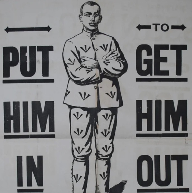 Century Ireland Issue 231 - Joseph McGuinness election poster Photo: South Dublin Libraries