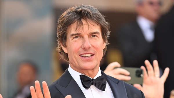 Tom Cruise arrives at the Top Gun: Maverick premiere at the 75th annual Cannes Film Festival in Cannes, France on May 18, 2022. (Photo by Mustafa Yalcin/Anadolu Agency via Getty Images)