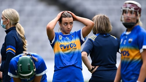 Tipperary's Karin Blair after defeat in last year's All-Ireland semi-final to Galway