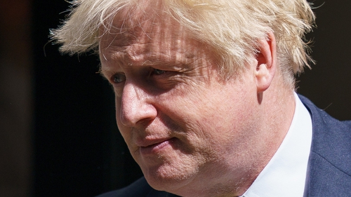 British Prime Minister Boris Johnson said he would reveal if he received further fines