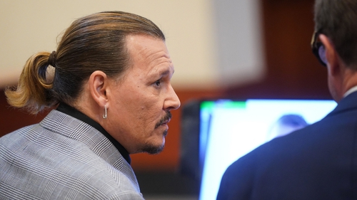 Johnny Depp in court on Thursday