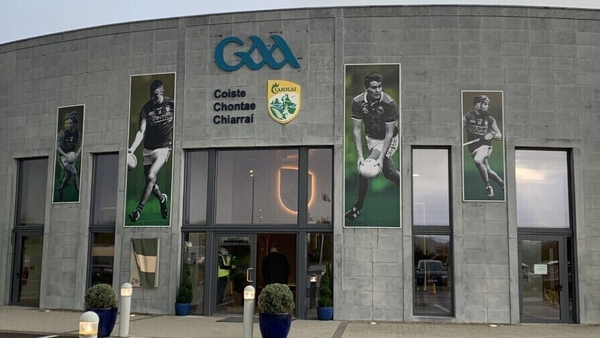 The Kerry Centre of Excellence features a picture of Louise Ní Mhuircheartaigh (L)