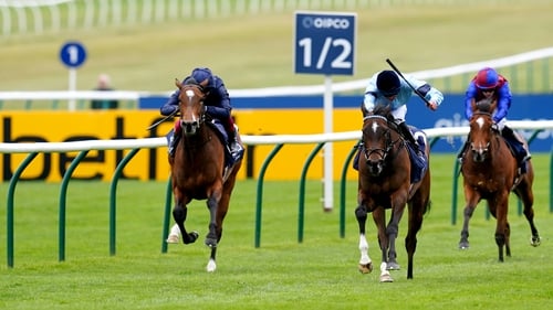 Tuesday (far rail) was last seen finishing third behind Cachet in the 2000 Guineas on the Rowley Mile
