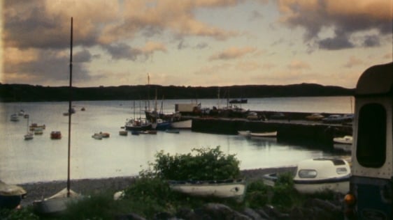 Schull pier in County Cork, 1982.