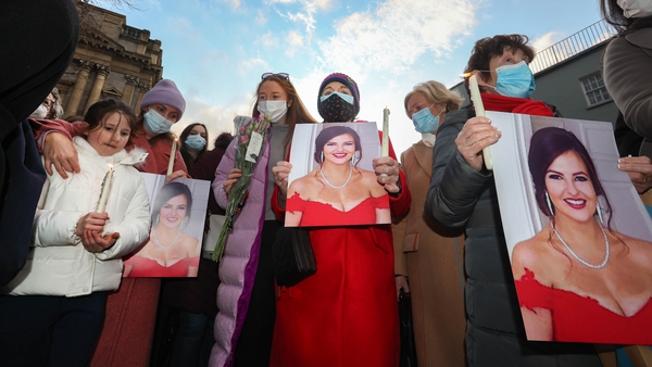 The National Women's Council held a vigil for Ashling Murphy following her murder last year