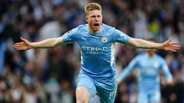 It's the second time the Manchester City midfielder has won the award