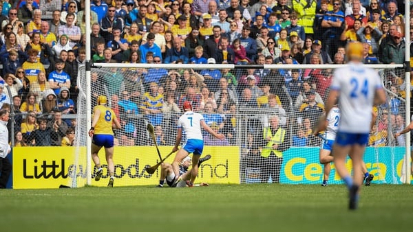 David Fitzgerald fires home Clare's second goal
