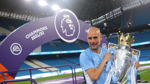 The Spaniard with the Premier League trophy