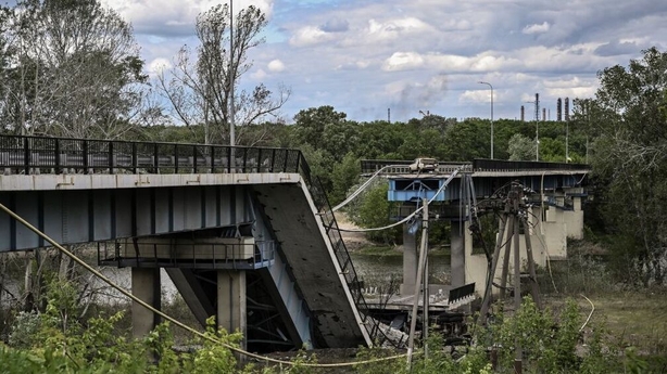 Destroyed bridge