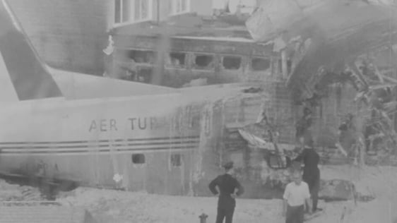 Bristol Wayfarer Crashes at Dublin Airport 1967