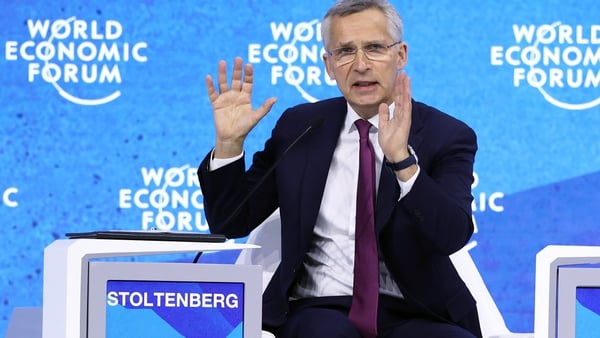NATO's Jens Stoltenberg at Davos 2022 today