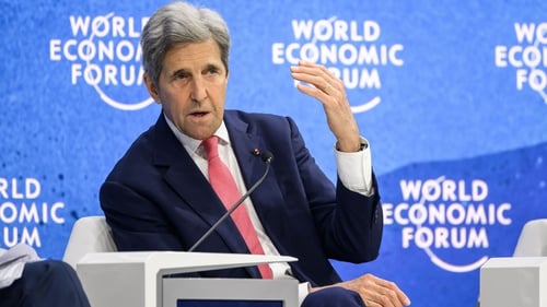 John Kerry addressed the World Economic Forum in Davos today