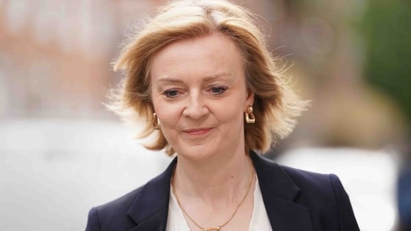 Liz Truss is in Northern Ireland to meet businesses to discuss her proposed solution of green and red channels at ports (File pic)