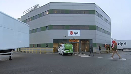 DPD's Athlone distribution centre had to be evacuated (file image)
