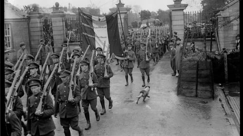 'The Banner of the Patriots' was carried aloft by troops of the new National Army/Free state Army in 1922 (PHOTO CREDIT: Cashman Collection)