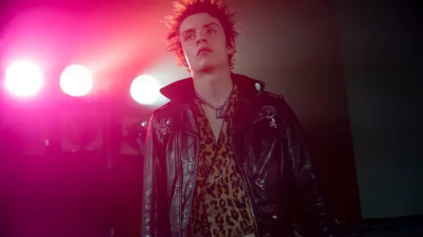 Liza Bracey used cropping and leather to give Louis Partridge a punk look (Disney/PA)