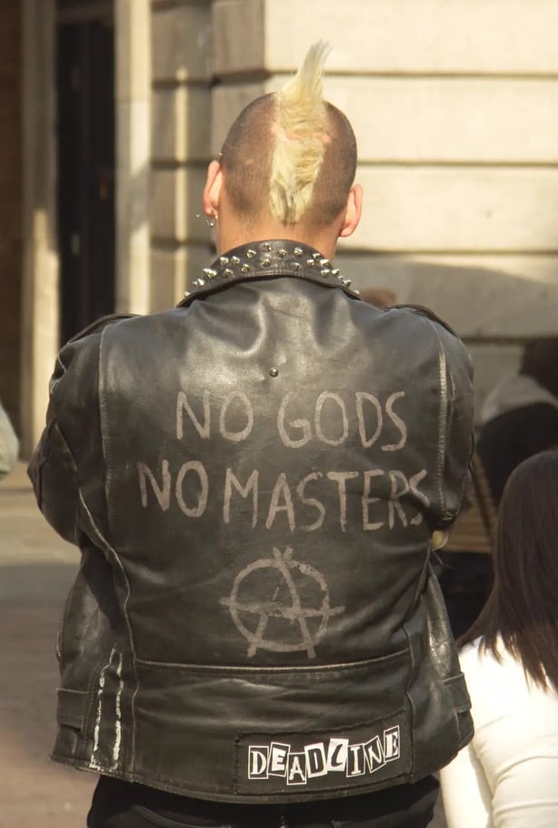 Punk fashion loves politics and leather (Alamy/PA)