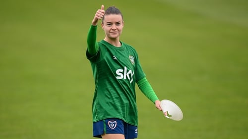 Clare Shine was recalled to the Ireland senior squad last September