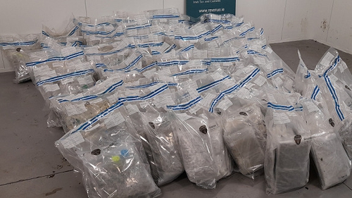 The drugs were found when Revenue officers searched a Spanish registered lorry