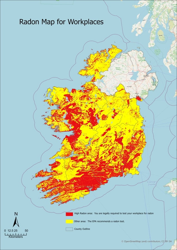 Radon Gas High Risk Areas More Homes At Risk From Radon Than Thought - Epa