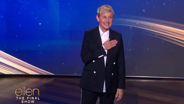 Ellen DeGeneres concluded the final episode of her US talk show